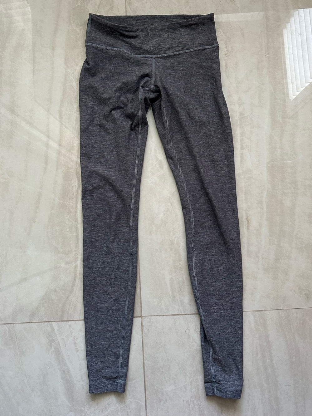 Lululemon Charcoal Gray High-Waist Leggings